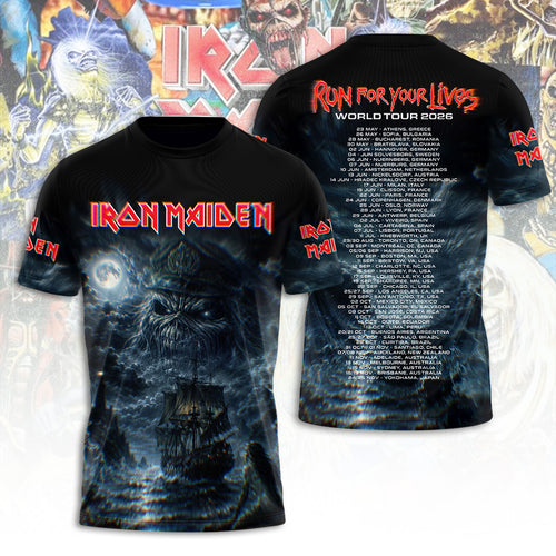 Iron Maiden Tour 2026 3D Apparel – TANTN23386