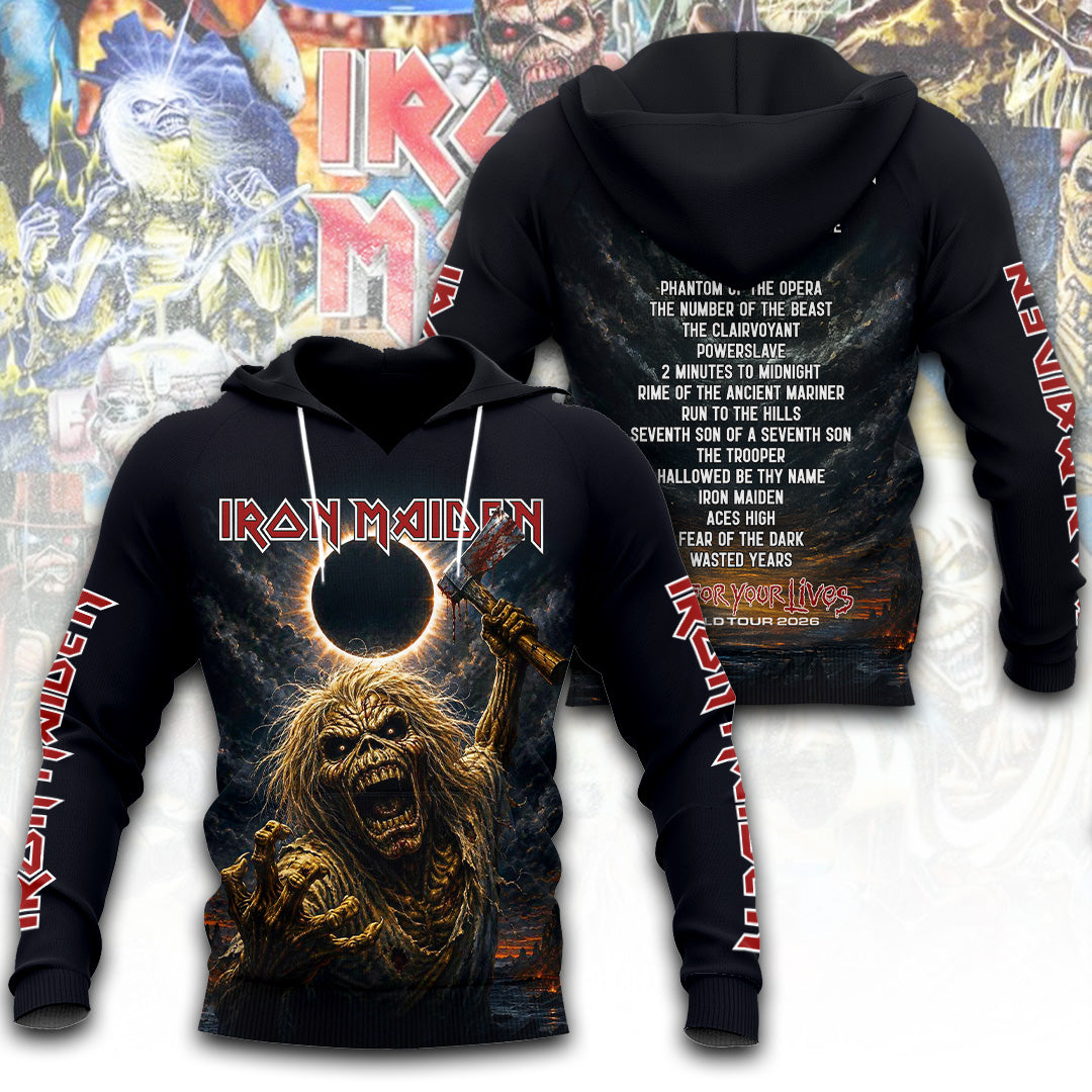 Iron Maiden Tour 2026 3D Apparel – TANTN23505