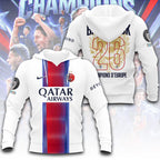 Paris Saint-Germain Champions of Europe 25/26 3D Apparel – TANTN23549