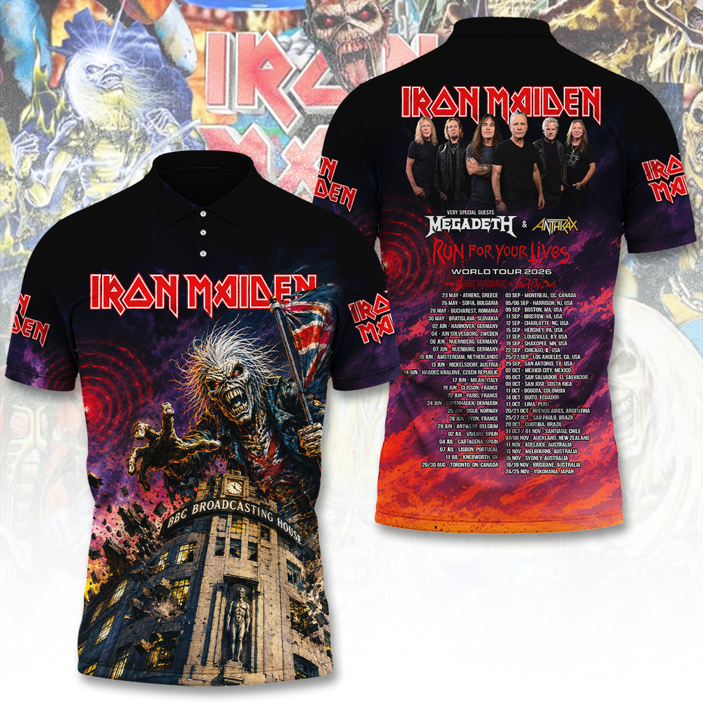 Iron Maiden Tour 2026 3D Apparel – TANTN23596