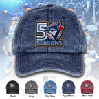 Toronto Blue Jays 50th Anniversary Wash Denim Cap – TANTN23618