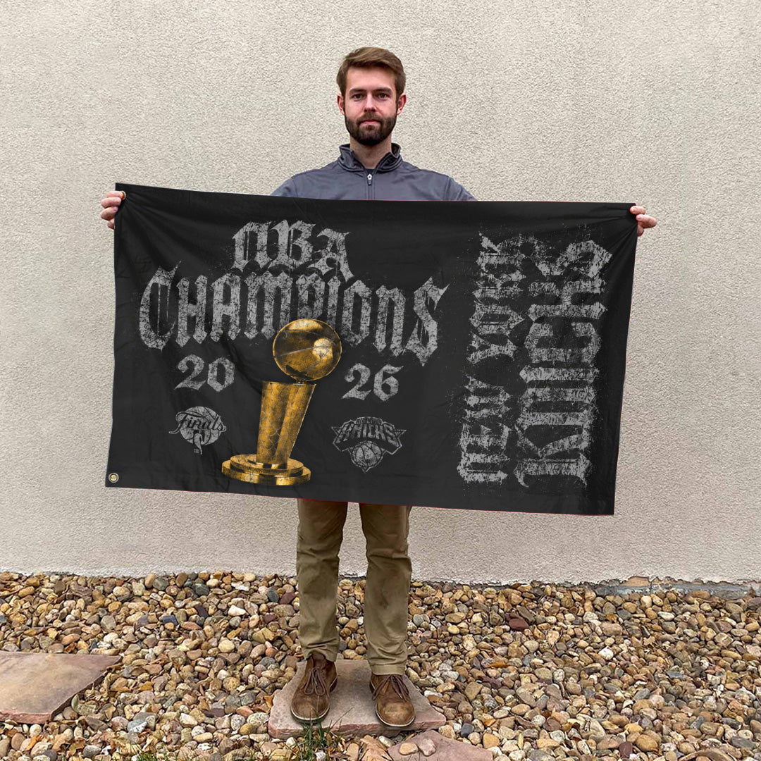 New York Knicks NBA Finals Champions 2026 3D Double-side House Flag – TANTN23623
