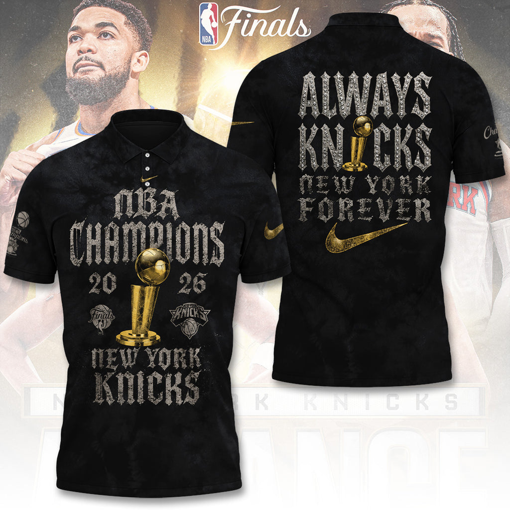 New York Knicks NBA Finals Champions 2026 3D Apparel – TANTN23633