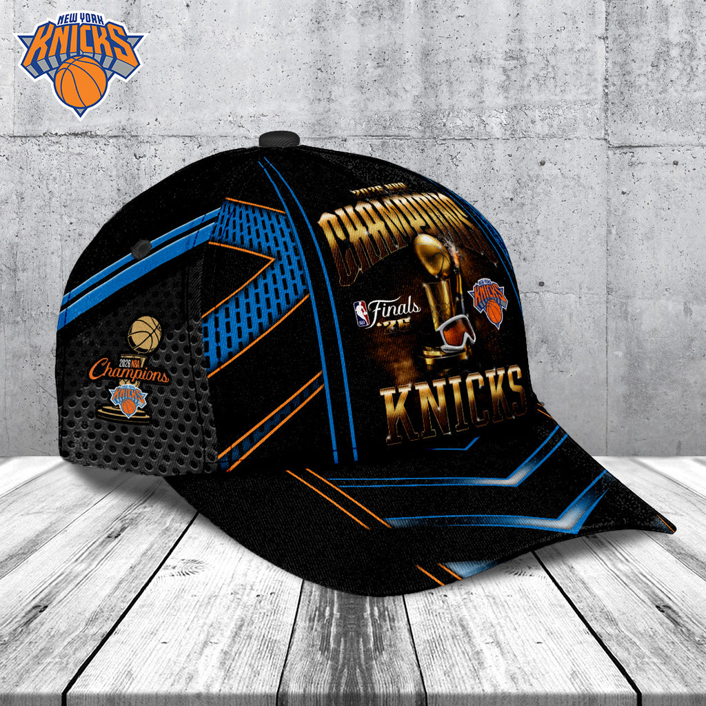 New York Knicks NBA Finals Champions 2026 Classic Cap – TANTN23694