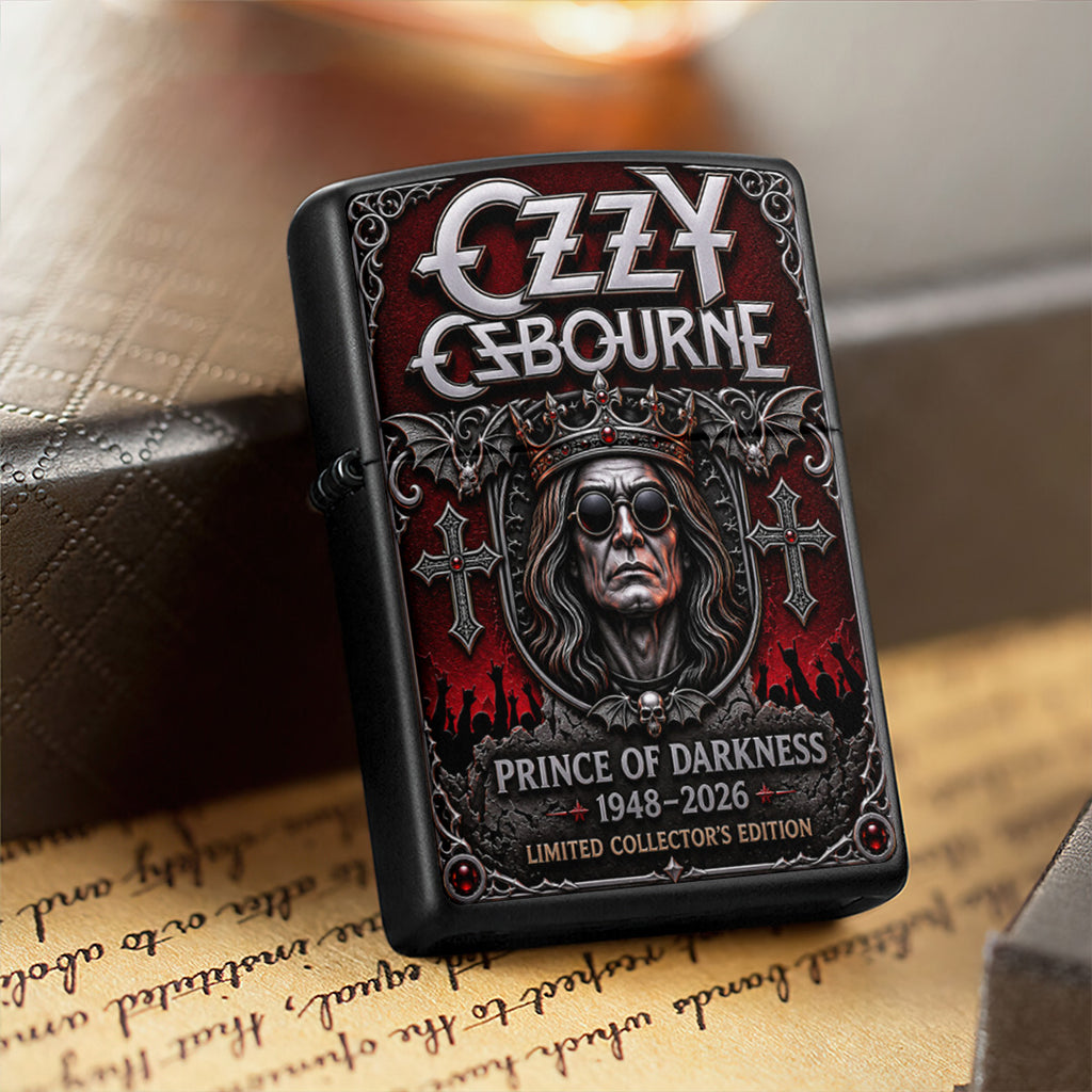 Ozzy Osbourne Zippo Lighter Case (No Insert) – TANTN23785