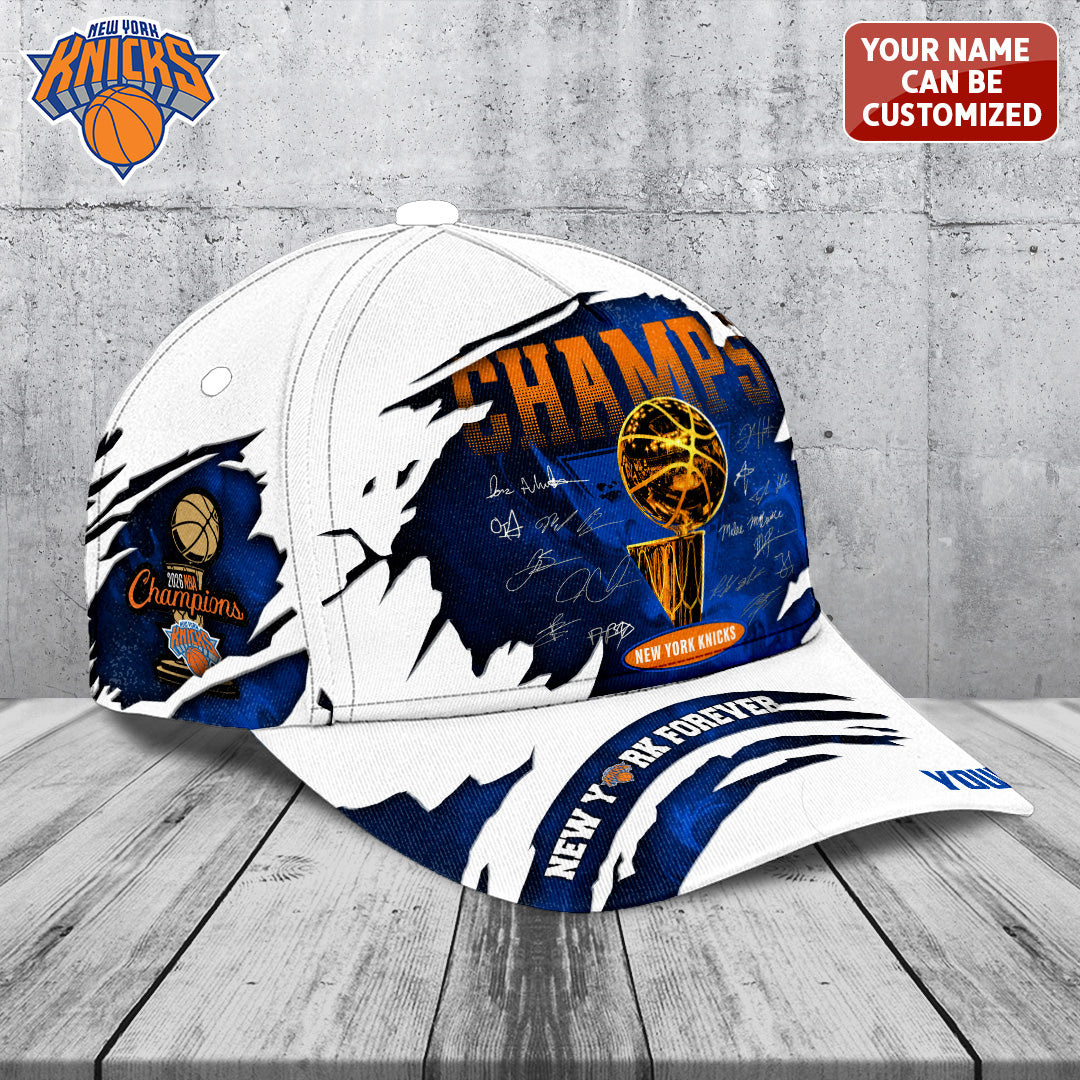 Personalized New York Knicks NBA Finals Champions 2026 Classic Cap – TANTN23824