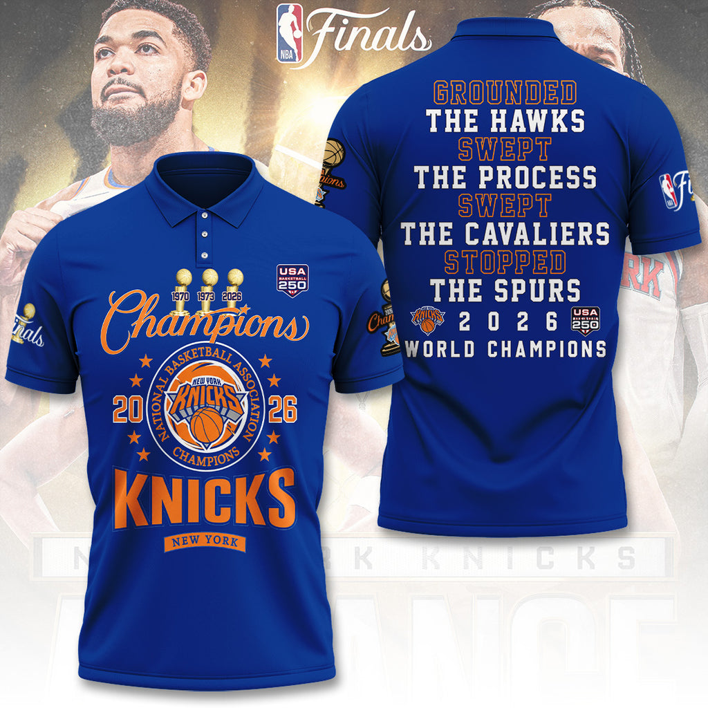 New York Knicks NBA Finals Champions 2026 3D Apparel – TANTN23852