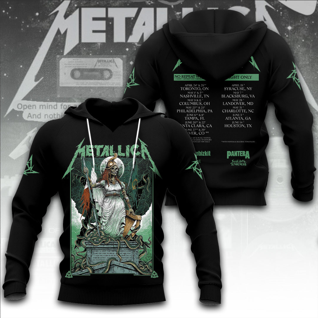 Metallica Tour 2026 3D Apparel – TANTN23896
