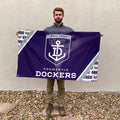 Fremantle Dockers 3D Double-side House Flag – TANTN23941