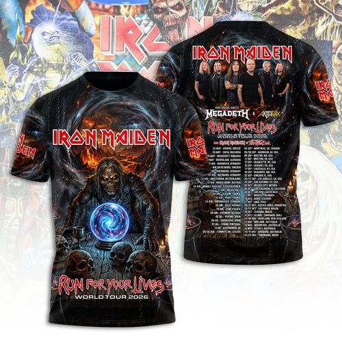 Iron Maiden Tour 2026 3D Apparel – TANTN23972