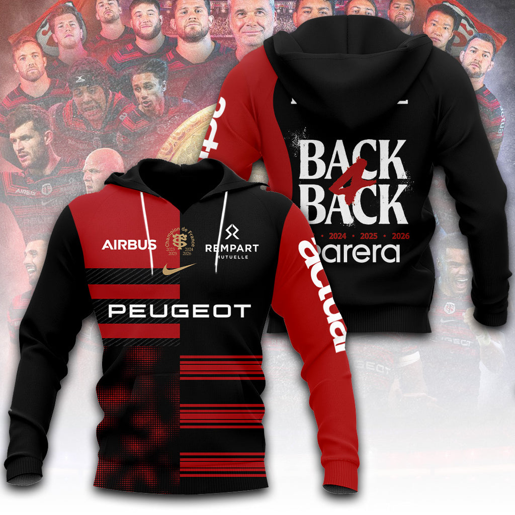 Stade Toulousain 4 Time French Champions 2026 3D Apparel – TANTN24011