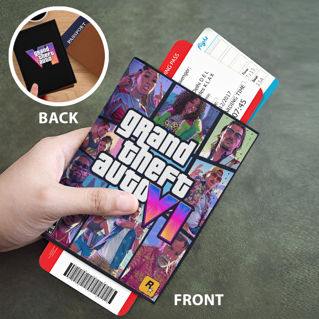 Grand Theft Auto VI Leather Passport Cover – TANTN24023