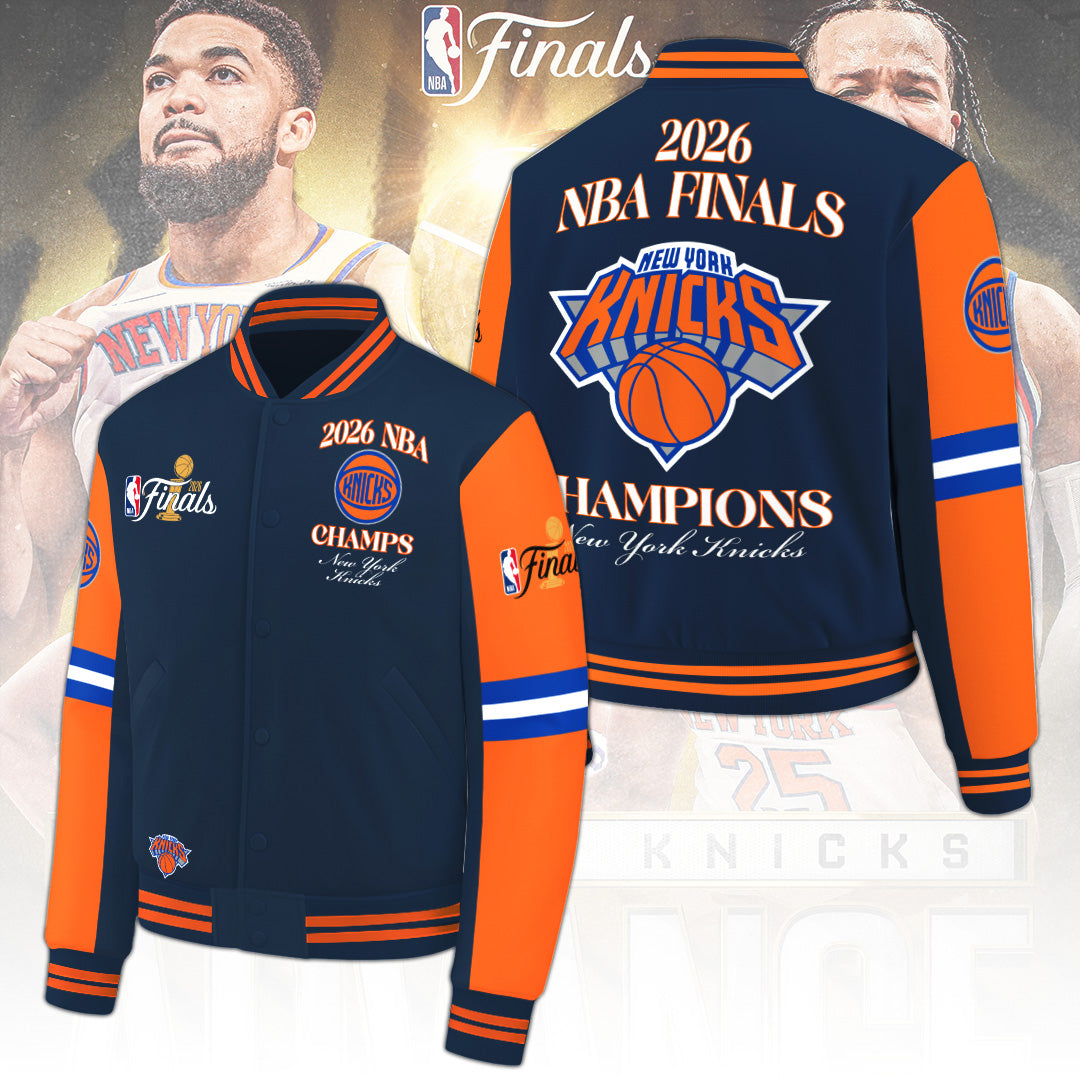 New York Knicks NBA Finals Champions 2026 Varsity Jacket – TANTN24115