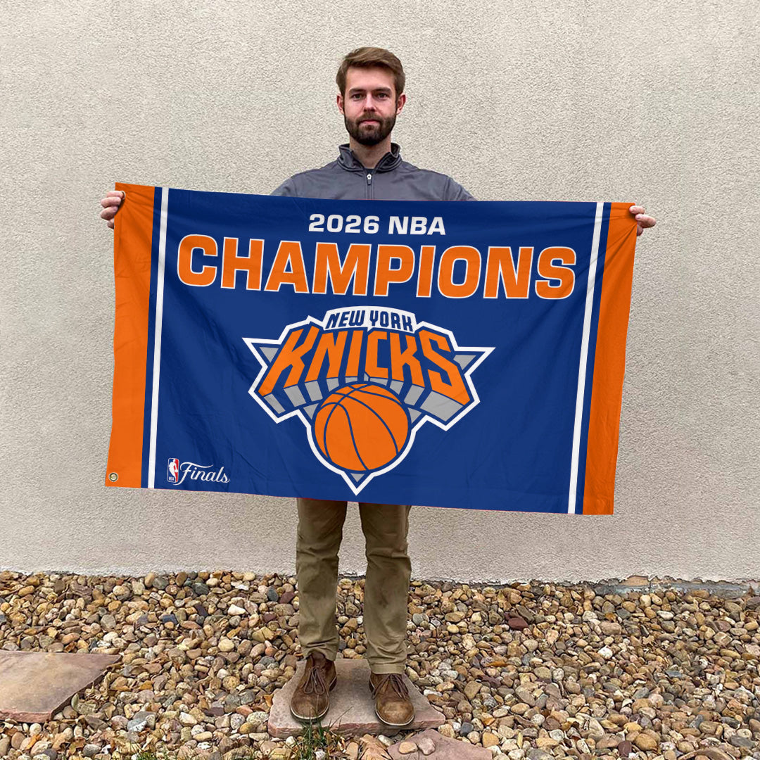 New York Knicks NBA Finals Champions 2026 3D Double-side House Flag – TANTN24126