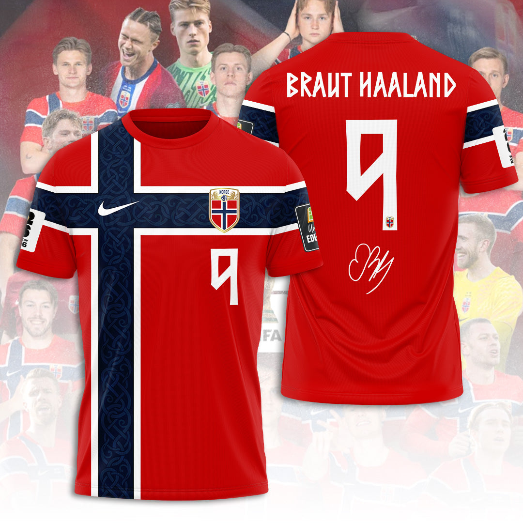 Norway National Football x Erling Haaland 3D Apparel – TANTN24132