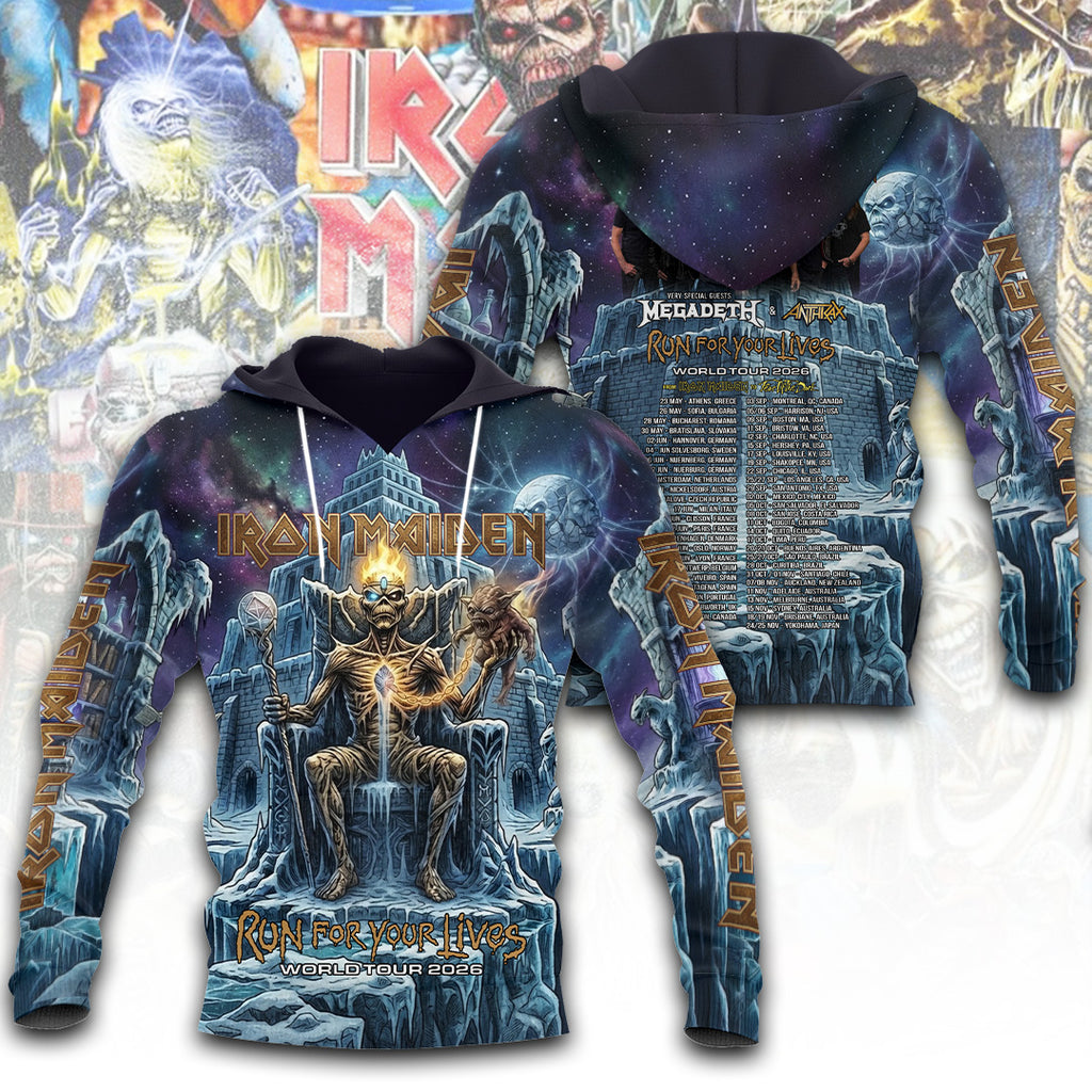 Iron Maiden Tour 2026 3D Apparel – TANTN24161