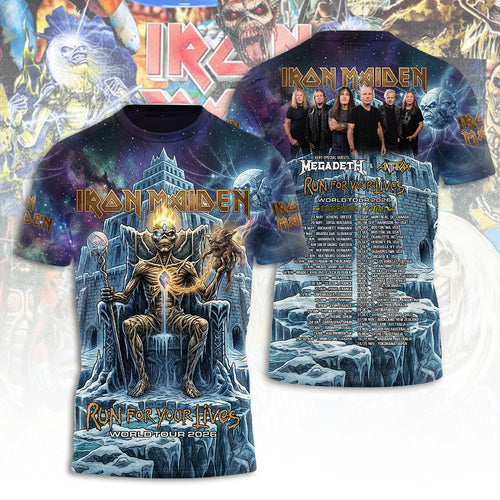 Iron Maiden Tour 2026 3D Apparel – TANTN24161