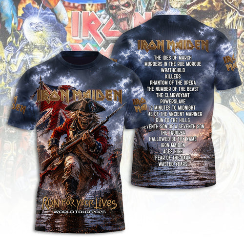 Iron Maiden Tour 2026 3D Apparel – TANTN24167