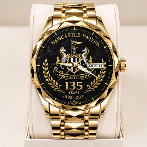 Newcastle United 135th Anniversary Alloy Luxury Quartz Watch – TANTN24182