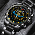 Newcastle United 135th Anniversary Black Stainless Steel Watch – TANTN24185
