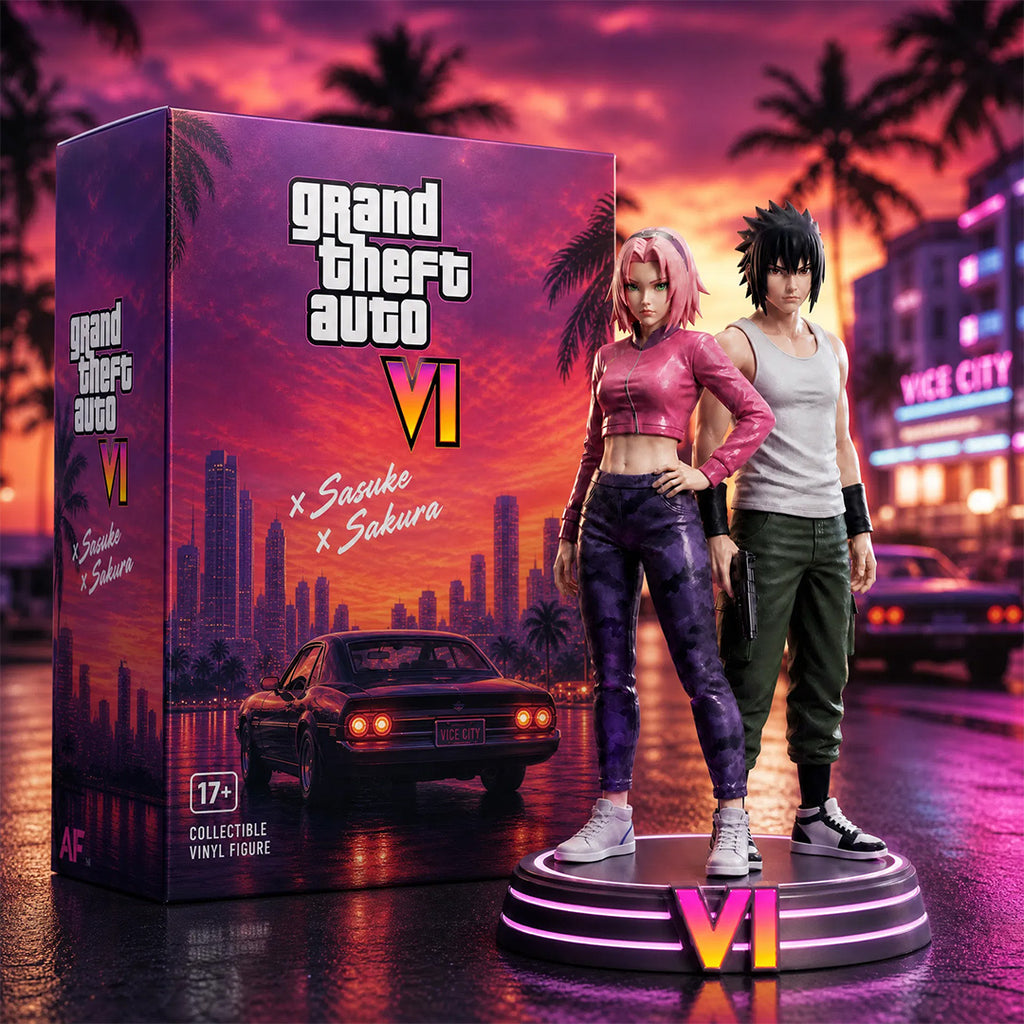 Grand Theft Auto VI x Sasuke x Sakura 3D Collectible Vinyl Figure – TANTN24220