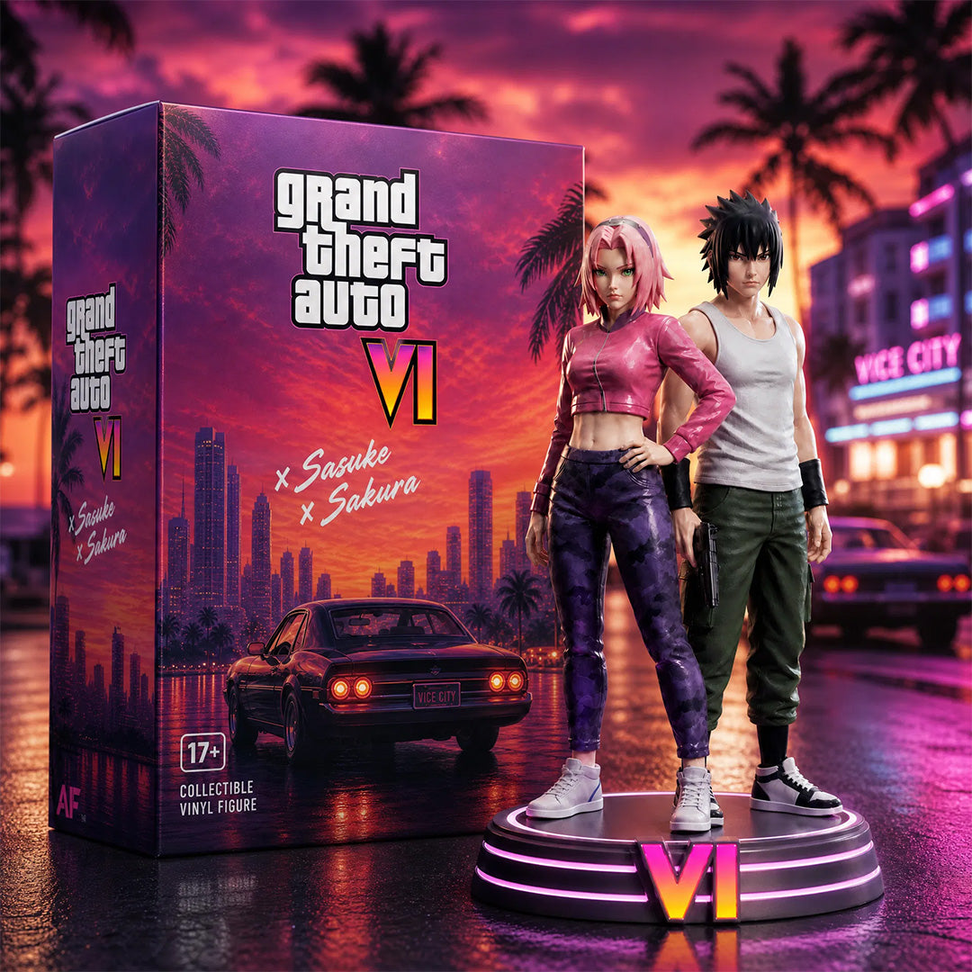 Grand Theft Auto VI x Sasuke x Sakura 3D Collectible Vinyl Figure – TANTN24220