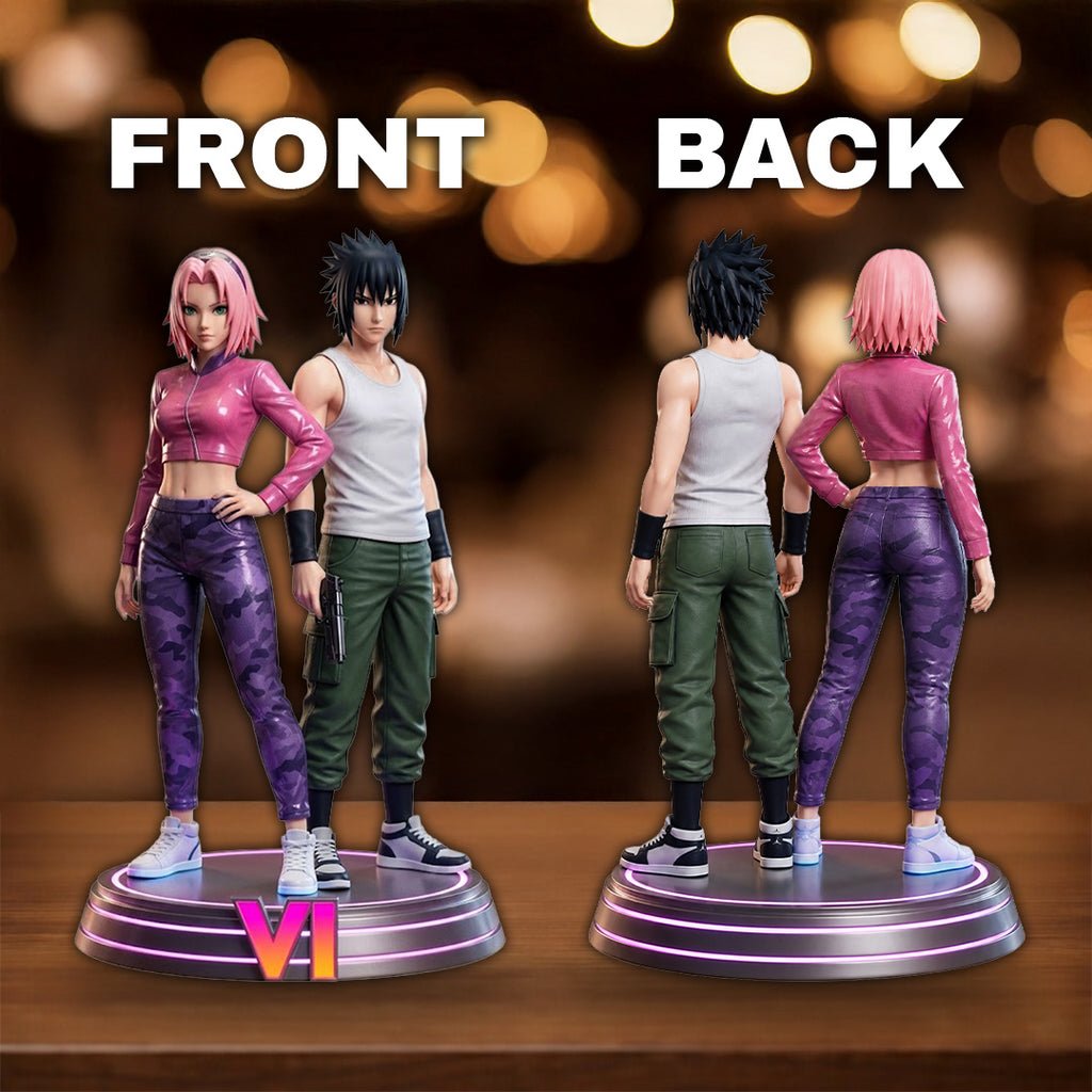 Grand Theft Auto VI x Sasuke x Sakura 3D Collectible Vinyl Figure – TANTN24220