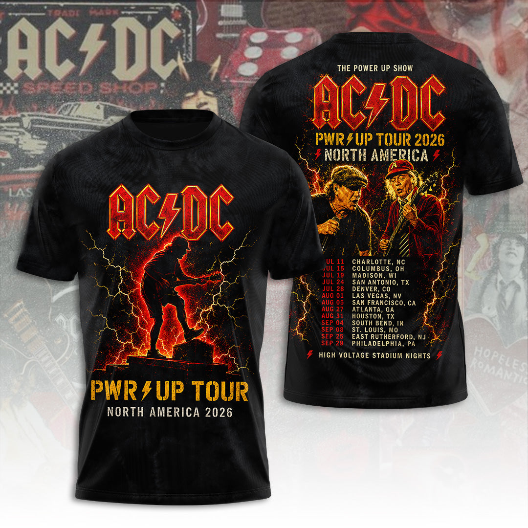 AC/DC PWR UP Tour 3D Apparel – TANTN24227