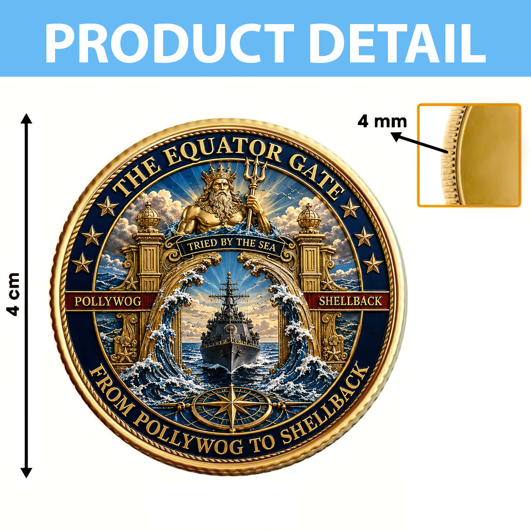 US Navy Crossing the Line Commemorative Coin – TANTN24256