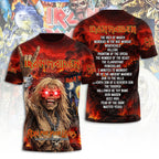 Iron Maiden Tour 2026 3D Apparel – TANTN24315