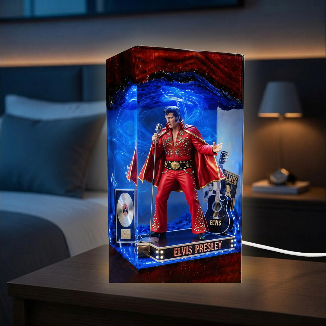 Elvis Presley Custom Shape Acrylic Light Box – TANTN24321