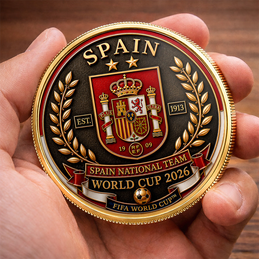 Spain National Team 2026 FIFA World Cup Champions Commemorative Coin – TANTN24378