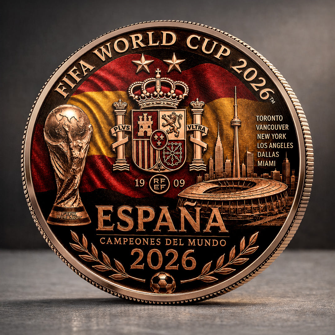 Spain National Team 2026 FIFA World Cup Champions Commemorative Coin – TANTN24395