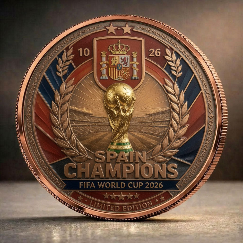Spain National Team 2026 FIFA World Cup Champions Commemorative Coin – TANTN24457