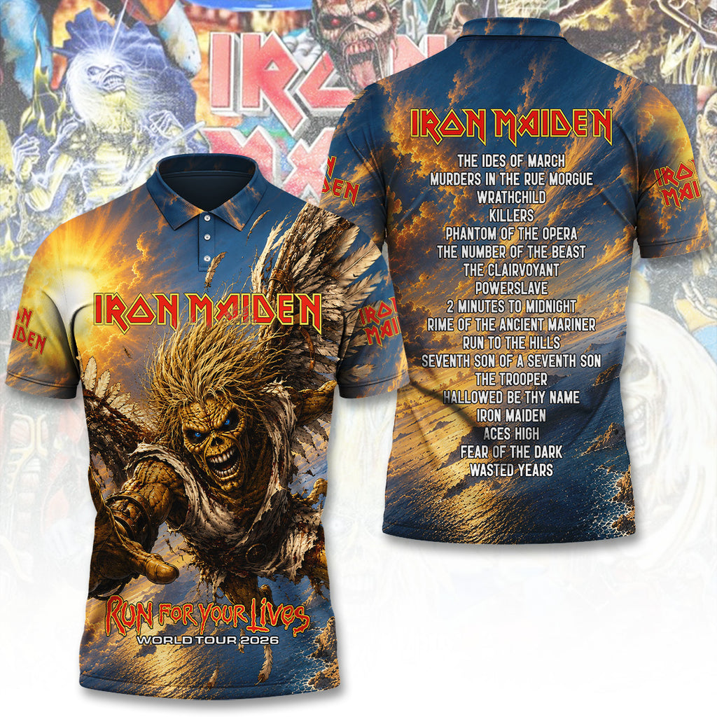 Iron Maiden Tour 2026 3D Apparel – TANTN24459