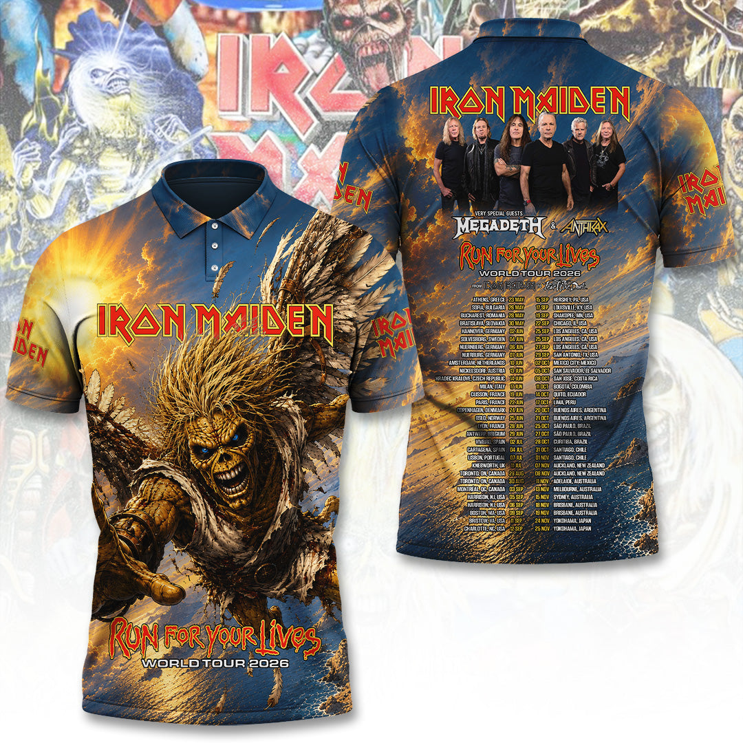 Iron Maiden Tour 2026 3D Apparel – TANTN24460