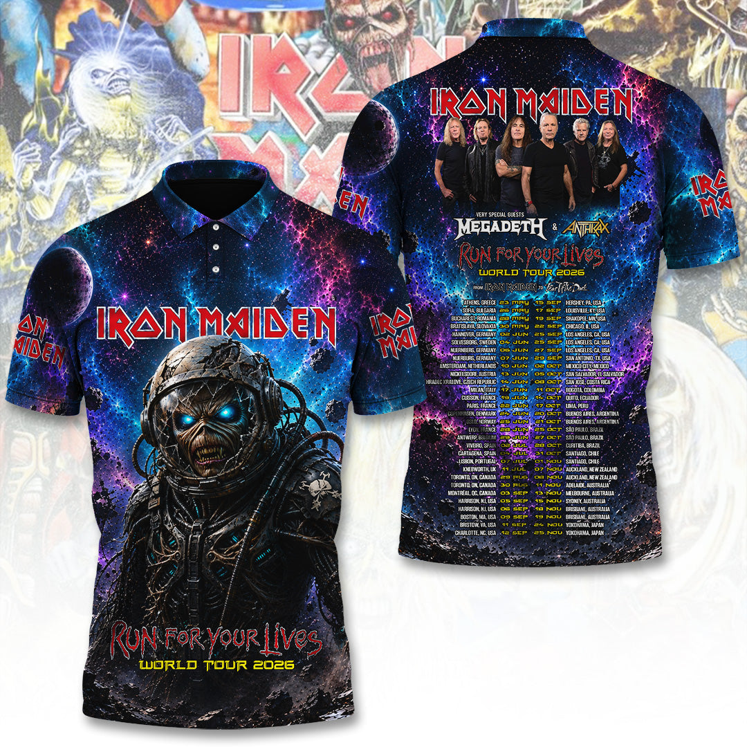 Iron Maiden Tour 2026 3D Apparel – TANTN24464