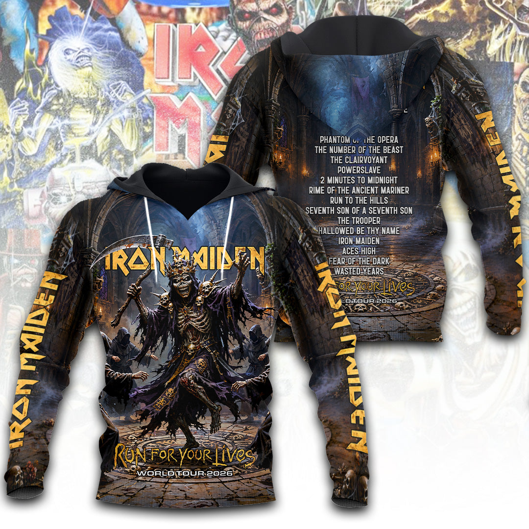 Iron Maiden Tour 2026 3D Apparel – TANTN24525