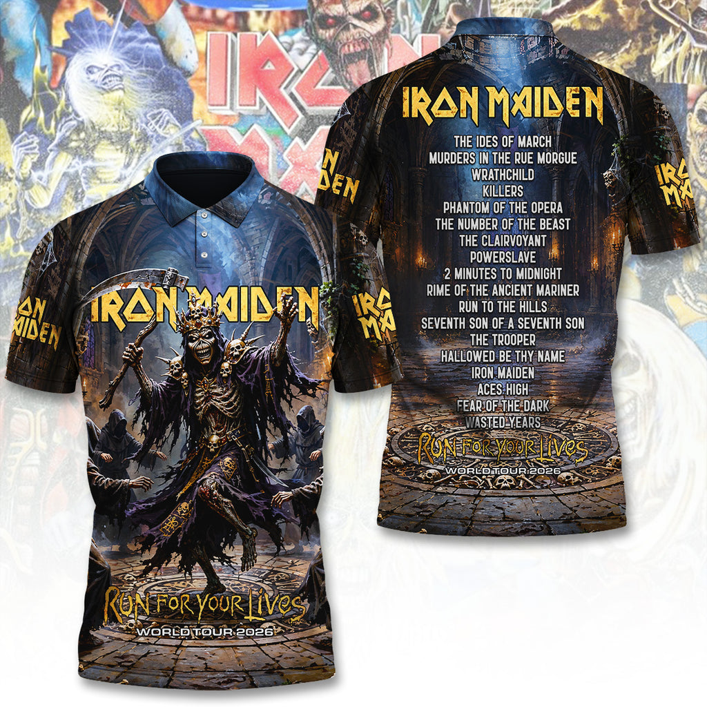 Iron Maiden Tour 2026 3D Apparel – TANTN24525