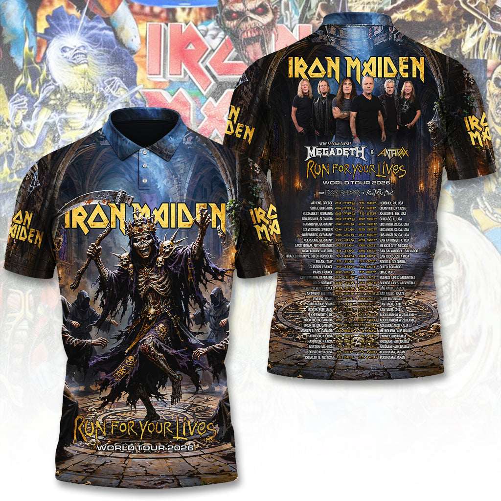Iron Maiden Tour 2026 3D Apparel – TANTN24526