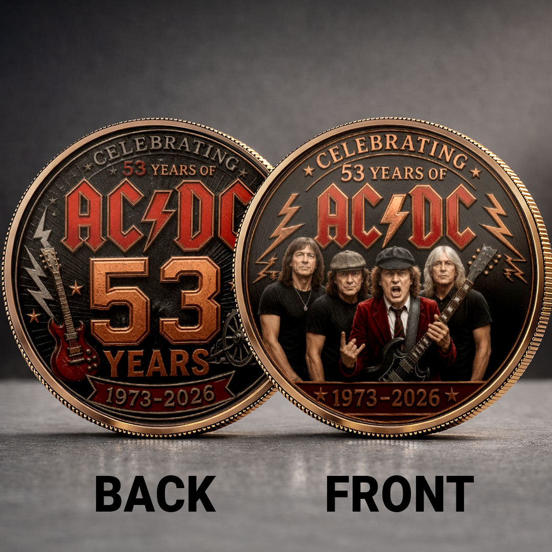 AC/DC 53 Years Anniversary Commemorative Coin – TANTN24540