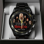 Mötley Crüe 45 Years Anniversary Black Stainless Steel Watch – TANTN24551