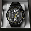 Nirvana 40th Anniversary Black Stainless Steel Watch – TANTN24641