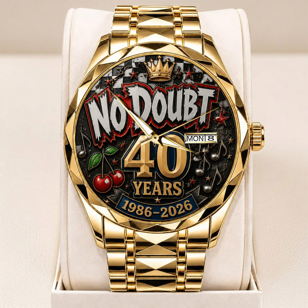 No Doubt 40th Anniversary Alloy Luxury Quartz Watch – TANTN24666