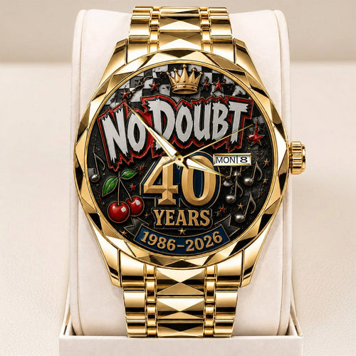 No Doubt 40th Anniversary Alloy Luxury Quartz Watch – TANTN24666