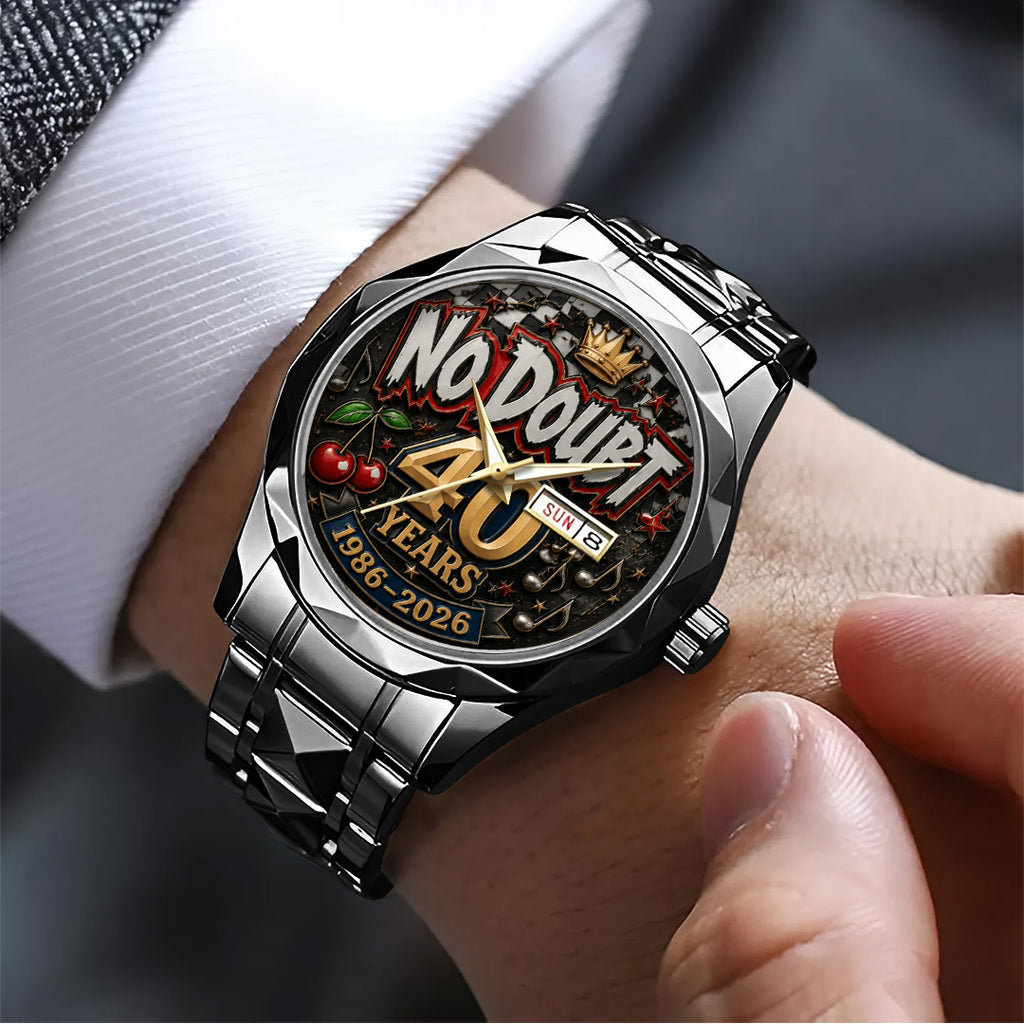 No Doubt 40th Anniversary Alloy Luxury Quartz Watch – TANTN24666