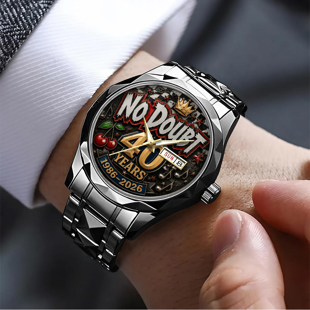 No Doubt 40th Anniversary Alloy Luxury Quartz Watch – TANTN24666