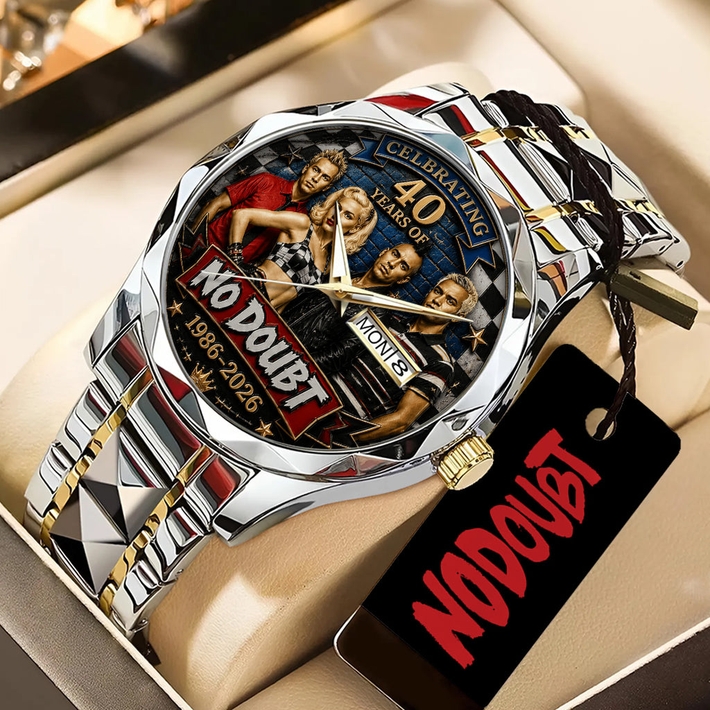 No Doubt 40th Anniversary Alloy Luxury Quartz Watch – TANTN24668