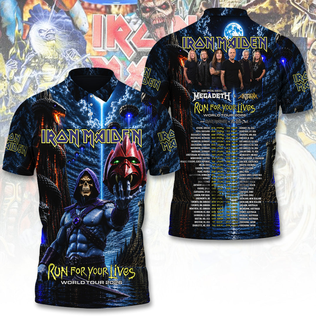 Iron Maiden Tour 2026 3D Apparel – TANTN24688