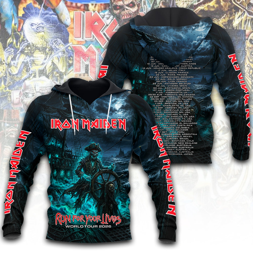 Iron Maiden Tour 2026 3D Apparel – TANTN24692